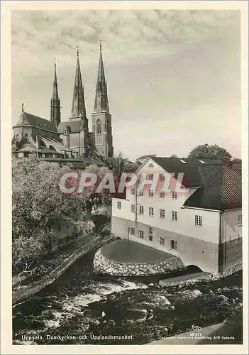Cartes postales moderne Uppsala Domkurken och Upplandsmuseet