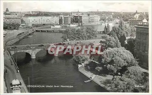 Cartes postales moderne Stockholm Utslkt over Norrstrom