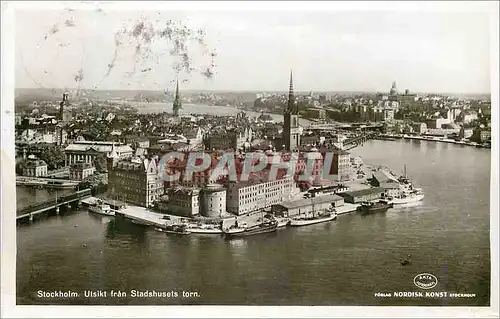Cartes postales moderne Stockholm Utsikt fran Stadshusets torn