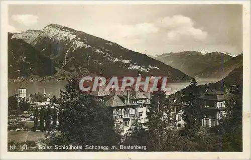 Cartes postales moderne Spiez Schlosshotel Schonegg m Beatenberg