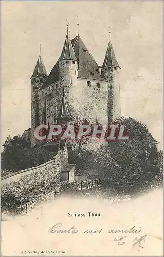 Cartes postales Schloss Thun