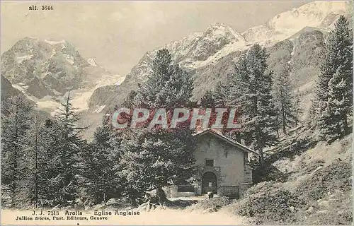 Cartes postales Arolla Eglise Anglaise