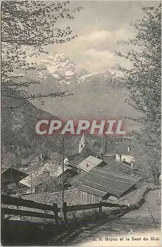 Cartes postales Gryon et la Dent du Midi
