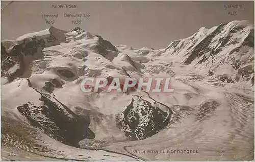 Cartes postales Panorama du Gornergrat