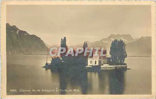 Ansichtskarte AK Clarens Ile de Salagnon et Dents du Midi