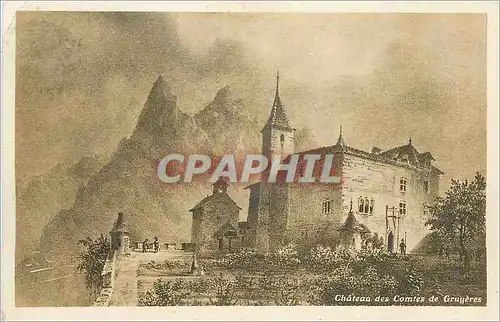 Cartes postales Chateau des Comtes de Gruyeres