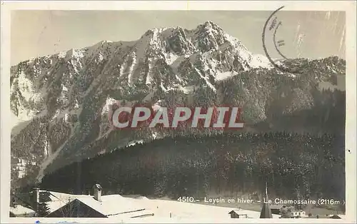 Cartes postales Leysin en hiver Le Chamossaire