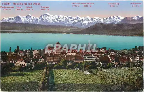 Cartes postales Neuville et les Alpes