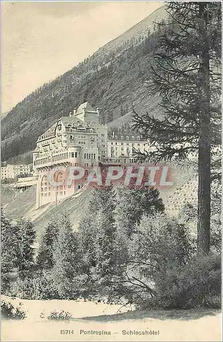 Cartes postales Pontresina Schlosshotel