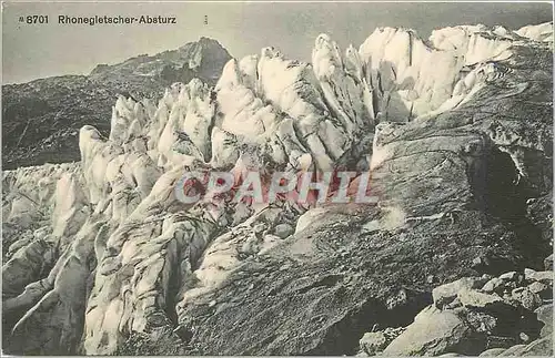 Cartes postales Rhonegletscher Absturz