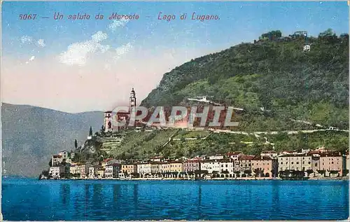 Ansichtskarte AK Un saluto da Morcote Lago di Lugano