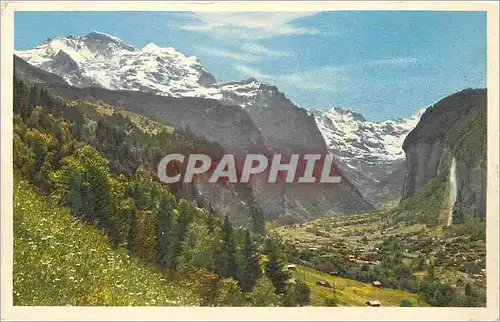 Cartes postales Lauterbrunnen Jungfrau Staubbach