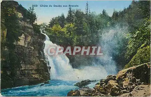 Cartes postales Chute du Doubs aux Brenets