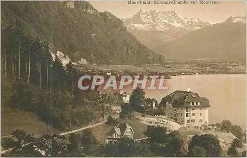 Ansichtskarte AK Mont Riant Cornaux Chamby sur Montreux