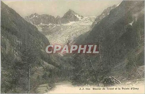 Ansichtskarte AK Glacier de Trient et la Pointe d Orny