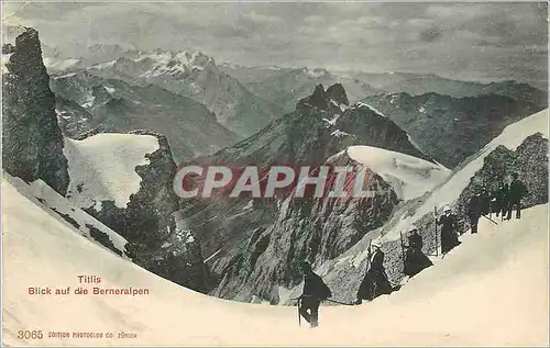 Cartes postales Titlis Blick auf die Berneralpen Alpinisme