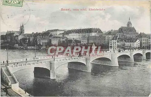 Cartes postales Basel neue mittl Rheinbrucke