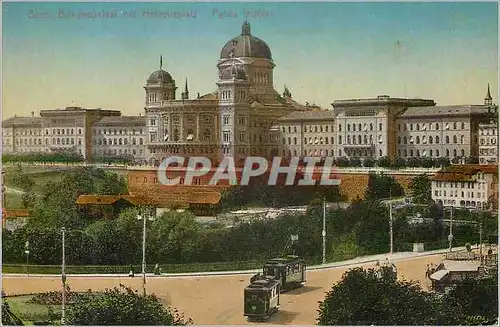 Cartes postales Bern Palais Tramway Train