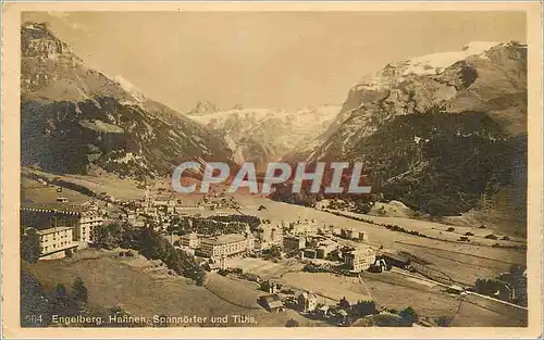 Ansichtskarte AK Engelberg Hannen Spannorter und Titlis