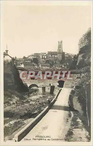 Cartes postales Fribourg Vieux remparts au Gotteron