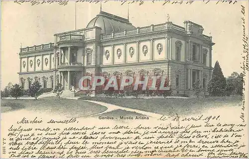 Cartes postales Geneve Musee Ariana