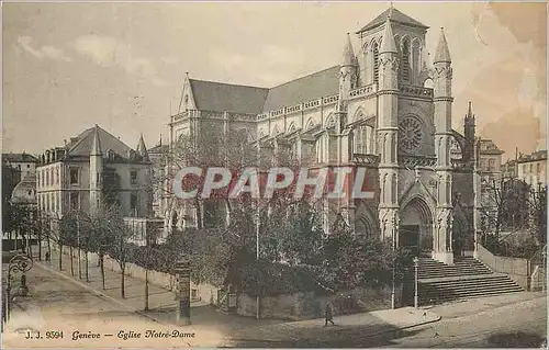 Cartes postales Geneve Eglise Notre Dame