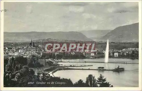 Cartes postales Geneve vu de Cologny