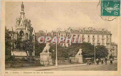 Cartes postales Geneve Monument du Duc de Brunswick