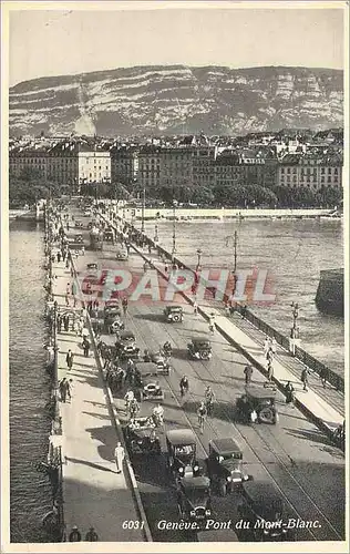Cartes postales Geneve Pont du Mont Blanc