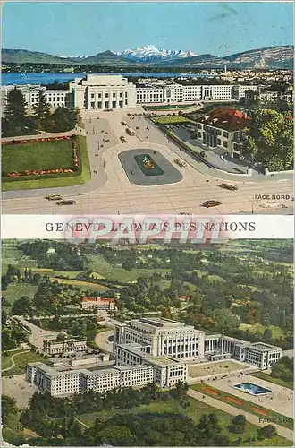 Moderne Karte Geneve Le Palais des Nations