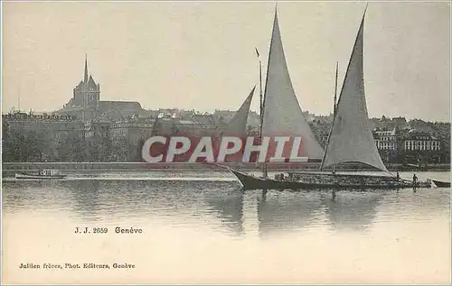 Cartes postales Geneve Bateau