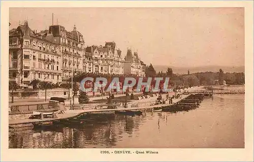 Cartes postales Geneve Quai Wilson