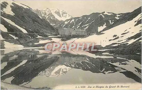Cartes postales Lac et Hospice du Grand St Bernard