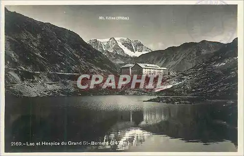Cartes postales Lac et Hospice du Grand St Bernard