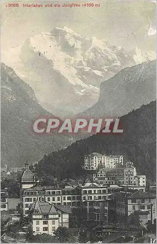 Cartes postales Interlaken und die Jungfrau