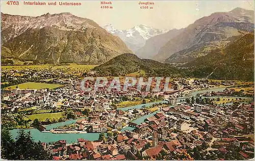 Cartes postales Interlaken und Unterseen