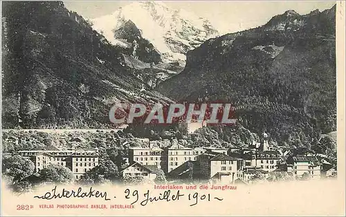 Cartes postales Interlaken und die Jungfrau