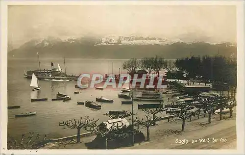 Ansichtskarte AK Ouchy au bord du lac Bateau