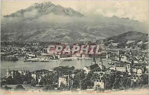 Cartes postales Luzern und Pilatus