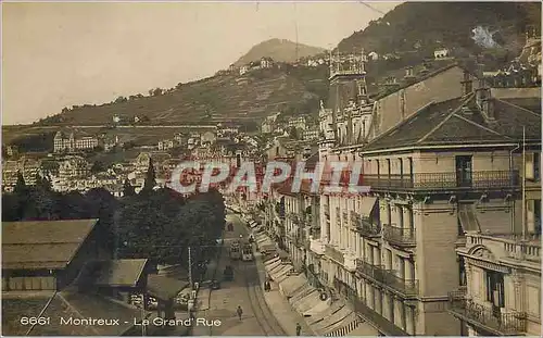 Cartes postales Montreux La Grand Rue