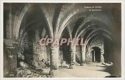 Cartes postales Chateau de Chillon Le Souterrain