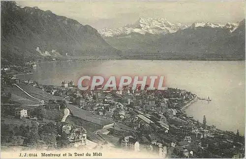 Cartes postales Montreux et la Dent du Midi