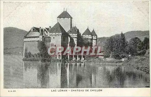 Cartes postales Lac Leman Chateu de Chillon