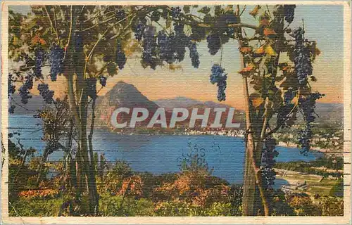 Cartes postales Lugano e Monte Salvatore