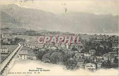 Cartes postales Vevey Boulevard St Martin