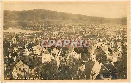 Cartes postales Zurich Blick vom Dolder