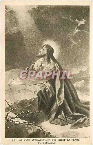 Cartes postales Le Juge Compatissant Qui Prend La Place Du Coupable Le bonheuer la sante et la joie sont le part