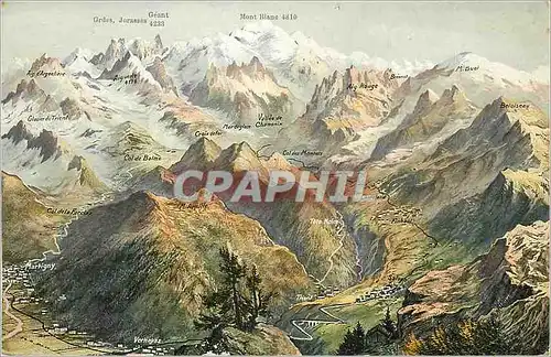 Cartes postales Vernayaz Chamonix Wehrli A G Kilehberg Zurich