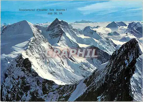 Cartes postales moderne Souviens toi d exalter Ses ceuvres job Colorphoto Edition Deriaz Baulmes Reproduction interdite