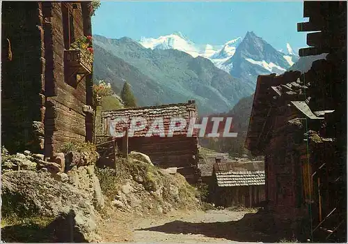 Moderne Karte Chalets a Ayer Val d Anniviers